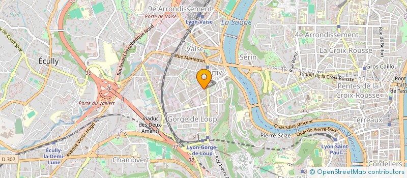 localisation de l'entreprise PLANETE SANDWICHS à LYON