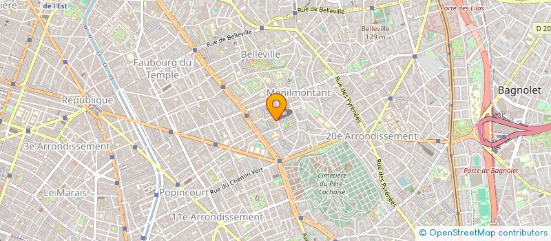 localisation de l'entreprise PLANETE SECURITE INCENDIE  PARIS