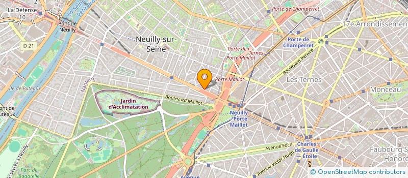 localisation de l'entreprise PLANETE SOCIAL à NEUILLY-SUR-SEINE