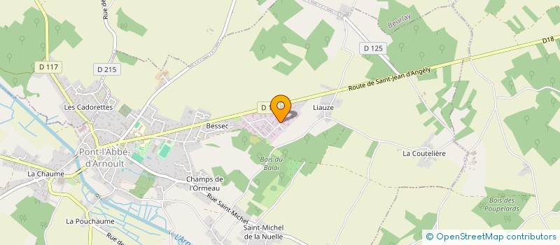 localisation de l'entreprise PLANETE SOLAIRE  PONT-L'ABBE-D'ARNOULT