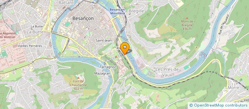 localisation de l'entreprise PLANETE SON CINEMA à BESANCON