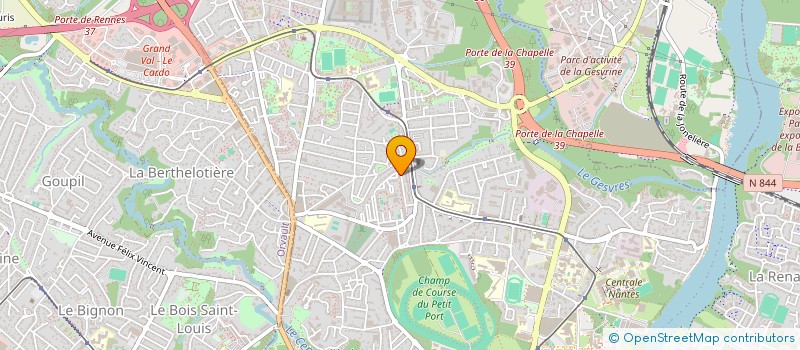 localisation de l'entreprise PLANETE SPORT TEAM DE NANTES (PST DE NANTES) à NANTES