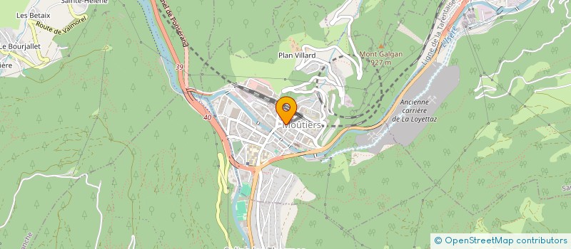 localisation de l'entreprise PLANETE STICKERS  MOUTIERS