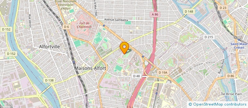 localisation de l'entreprise PLANETE TRANSPORTS à MAISONS-ALFORT