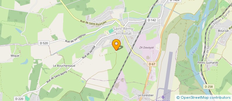 localisation de l'entreprise PLANETE TROC à SAINT-REMY-EN-ROLLAT