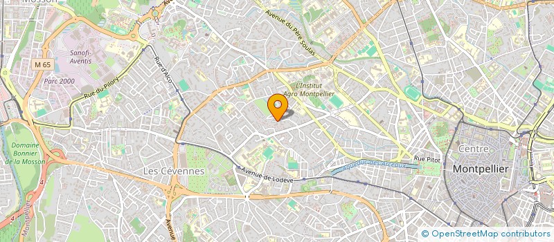 localisation de l'entreprise PLANETE VACANCES  MONTPELLIER