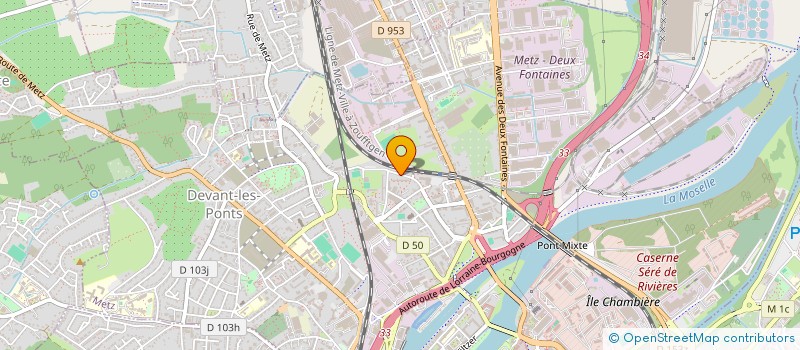 localisation de l'entreprise PLANETE VERTE  METZ