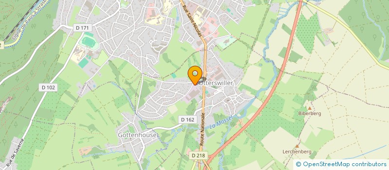 localisation de l'entreprise PLANETE VERTE  OTTERSWILLER