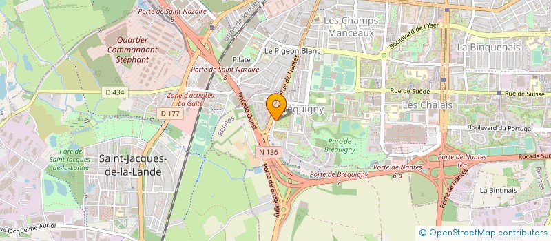 localisation de l'entreprise PLANETE-VERTE ECO 2 à RENNES