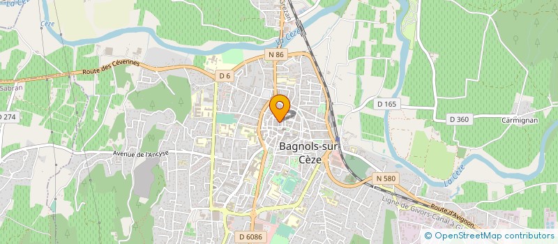 localisation de l'entreprise PLANETE VIDEO 2.0  BAGNOLS-SUR-CEZE