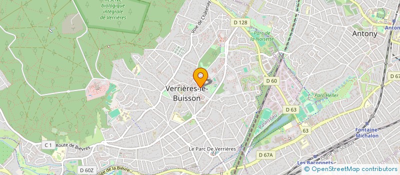 localisation de l'entreprise PLANETE VIDEO à VERRIERES-LE-BUISSON