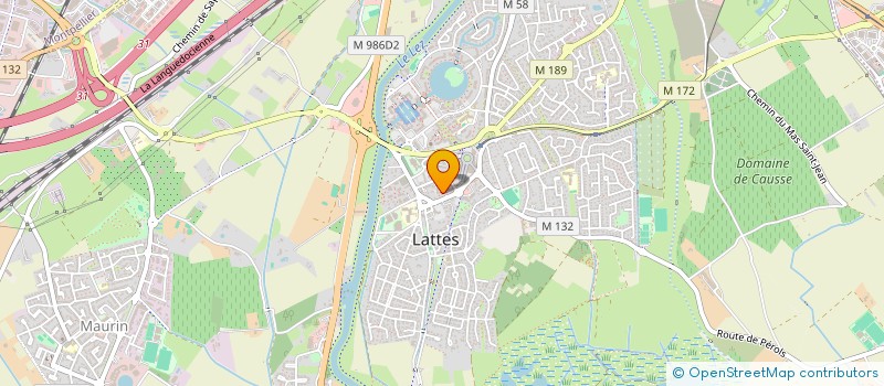 localisation de l'entreprise PLANETE VIDEO à LATTES