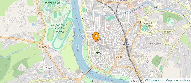 localisation de l'entreprise PLANETE ZEN à VICHY