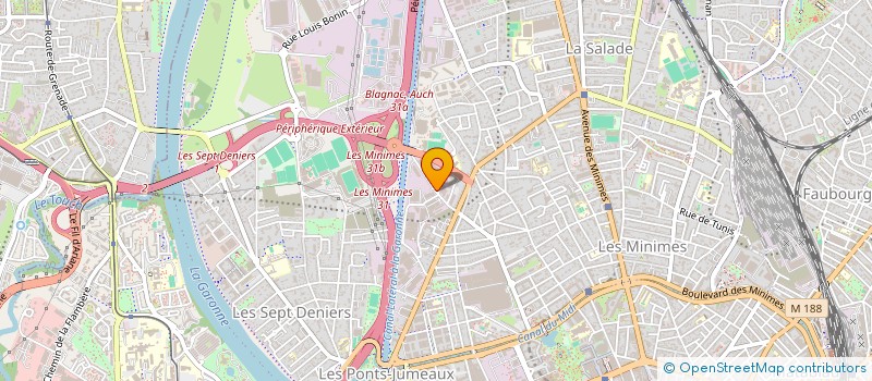 localisation de l'entreprise PLANETEBOX à TOULOUSE