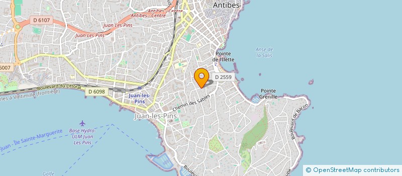 localisation de l'entreprise PLANETEIMMO à ANTIBES