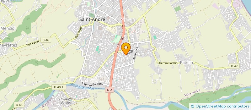 localisation de l'entreprise PLANETES MOVE SARL à SAINT-ANDRE