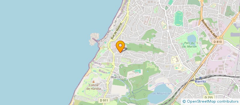 localisation de l'entreprise PLANETOCEAN  BIARRITZ