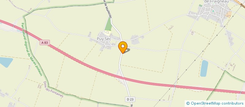 localisation de l'entreprise PLANEUR CLUB SUD-VENDEE à FONTENAY-LE-COMTE