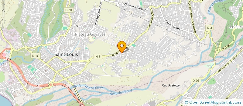 localisation de l'entreprise PLANEX.COM à SAINT-LOUIS
