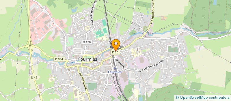 localisation de l'entreprise PLANEX ORGANISATION  FOURMIES