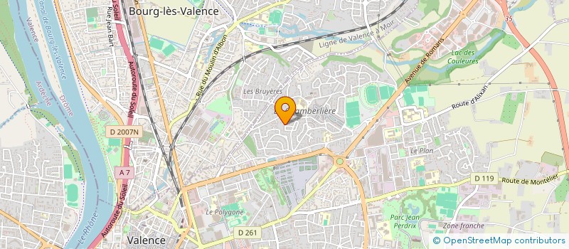 localisation de l'entreprise PLANEYS à VALENCE