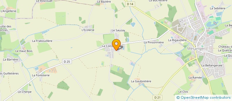 localisation de l'entreprise PLANHAB  MESANGER