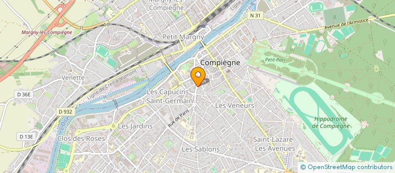 localisation de l'entreprise PLANIBAT à COMPIEGNE