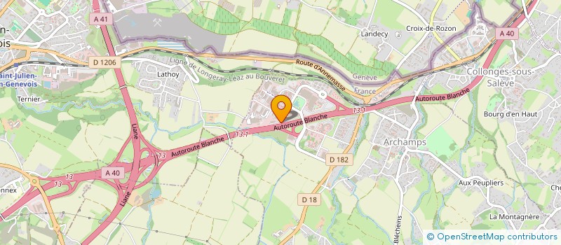 localisation de l'entreprise PLANIFIQUE IMMOBILIER  ARCHAMPS