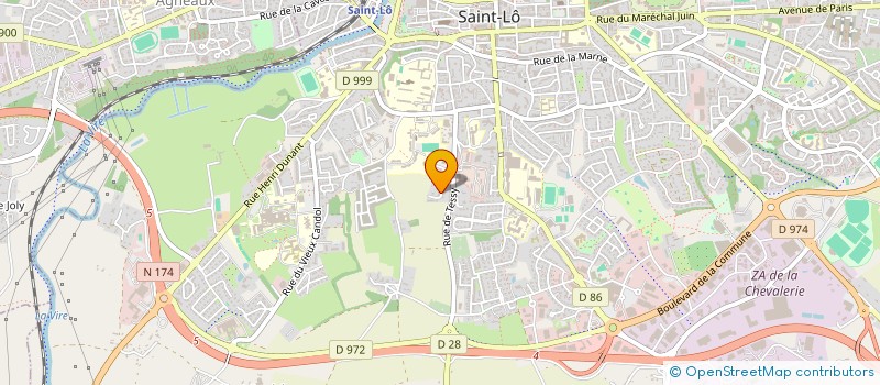 localisation de l'entreprise PLANIMMO  SAINT-LO