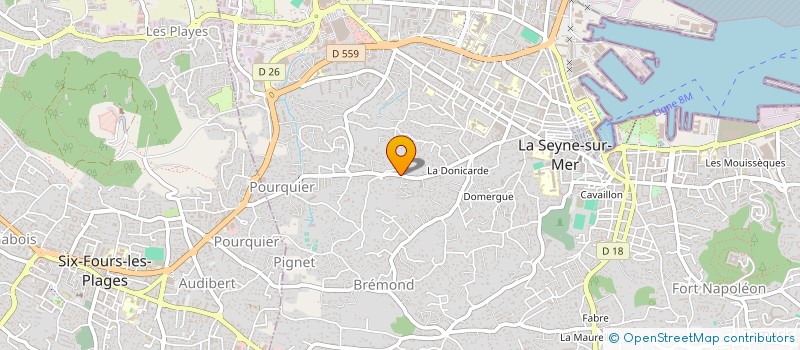 localisation de l'entreprise PLANIRIS CONSULTING  LA SEYNE-SUR-MER