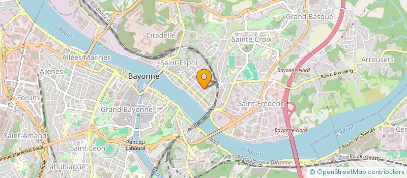 localisation de l'entreprise PLANIS à BAYONNE