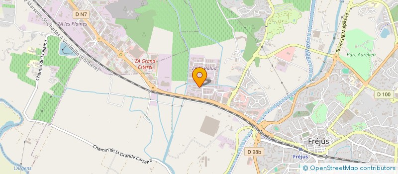 localisation de l'entreprise PLANISPHERE à FREJUS