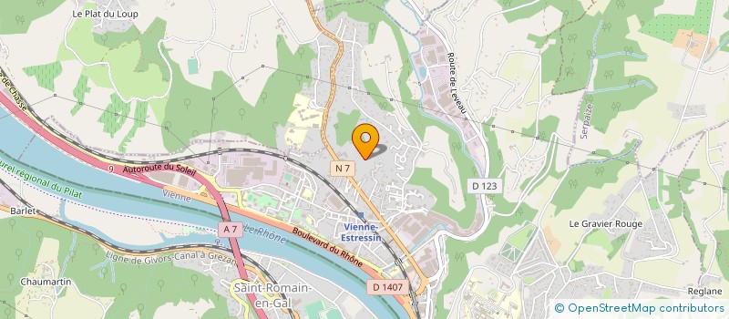 localisation de l'entreprise PLANISPHERE à VIENNE