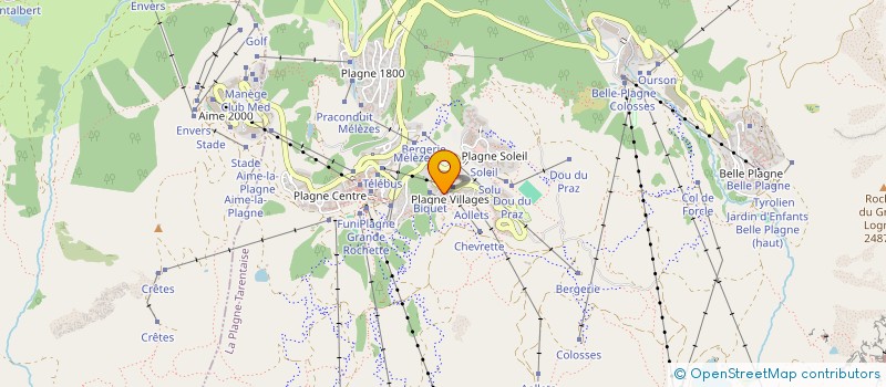 localisation de l'entreprise PLANKEELE LMNP  LA PLAGNE TARENTAISE