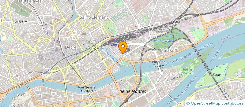 localisation de l'entreprise PLANMECA FRANCE à NANTES