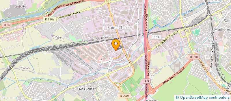localisation de l'entreprise PLANMED IMMO  PERPIGNAN