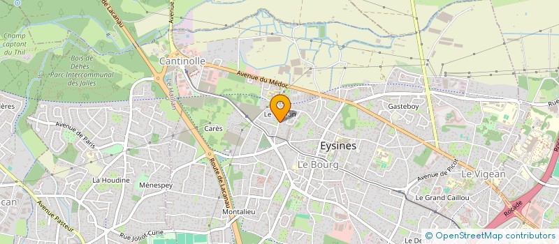 localisation de l'entreprise PLANMI-CONCEPT à EYSINES