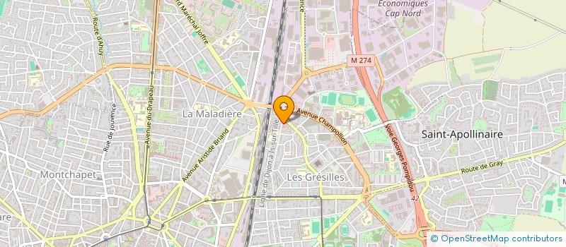localisation de l'entreprise PLANNET'PIZZ à DIJON