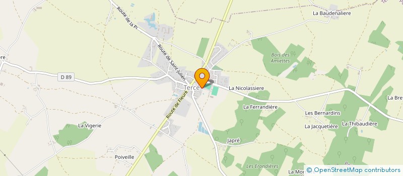 localisation de l'entreprise PLANNI BATI à TERCE