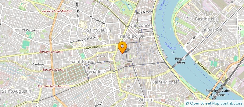 localisation de l'entreprise PLANNING-BAR  BORDEAUX