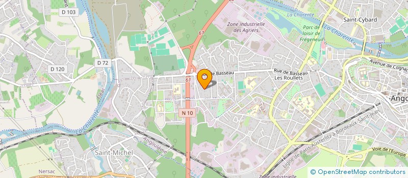 localisation de l'entreprise PLANNING FAMILIAL 16 à ANGOULEME