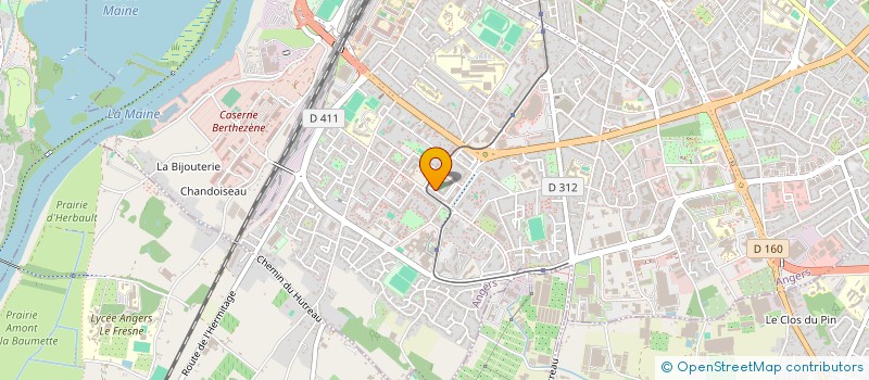 localisation de l'entreprise PLANNING FAMILIAL à ANGERS