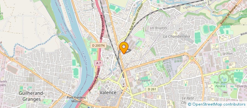 localisation de l'entreprise PLANO  BOURG-LES-VALENCE