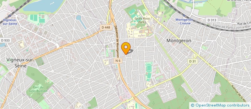 localisation de l'entreprise PLANO AUTO à MONTGERON
