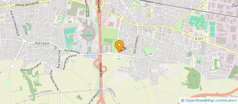 localisation de l'entreprise PLANO SERVICES à MEYZIEU
