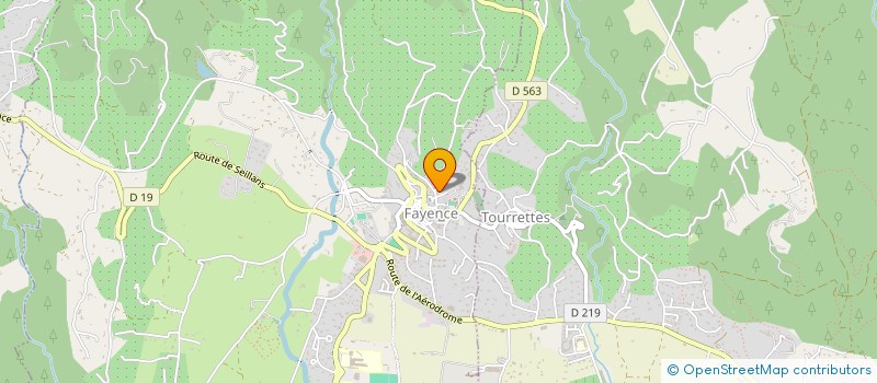 localisation de l'entreprise PLANOR  FAYENCE