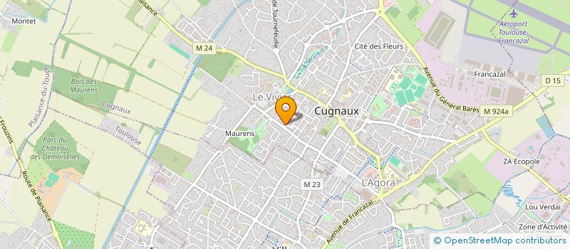 localisation de l'entreprise PLANQUOIS RAIMONDI  CUGNAUX