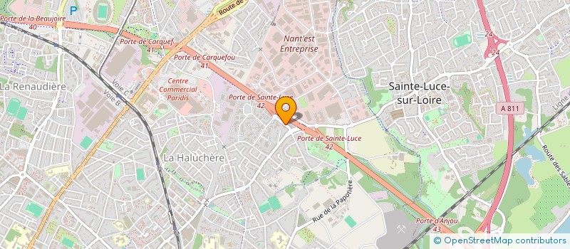 localisation de l'entreprise PLANS OUEST CONSTRUCTIQUE -POC- à NANTES