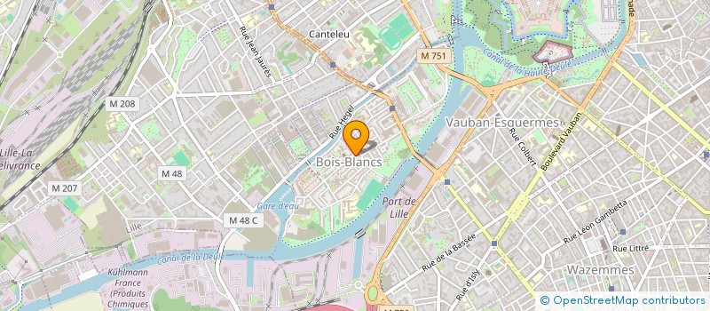 localisation de l'entreprise PLANS SUR LA COMETE  LILLE