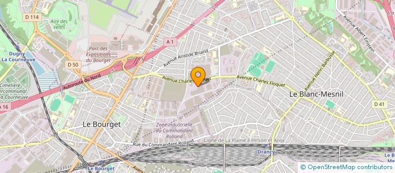 localisation de l'entreprise PLANSER  LE BLANC-MESNIL